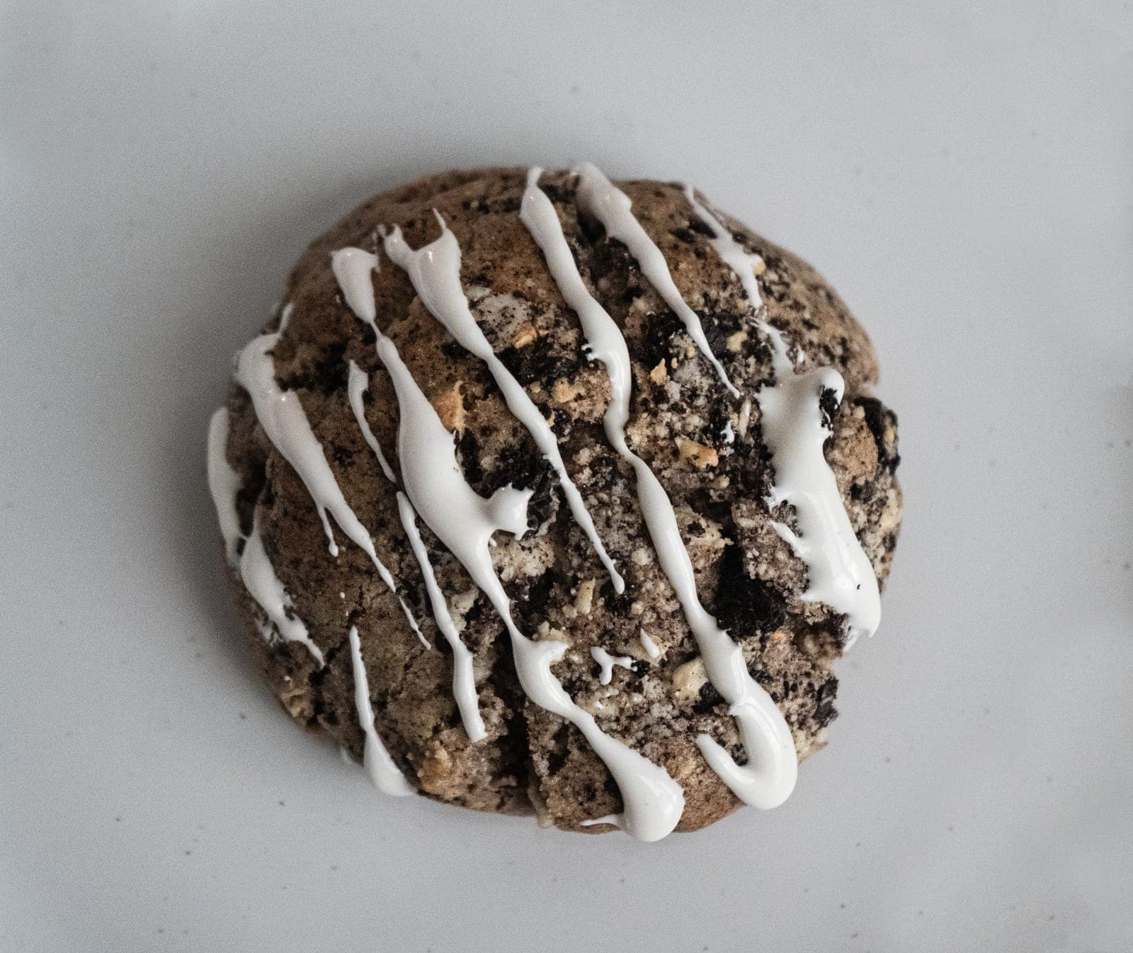 Large Oreo cookies and cream cookie